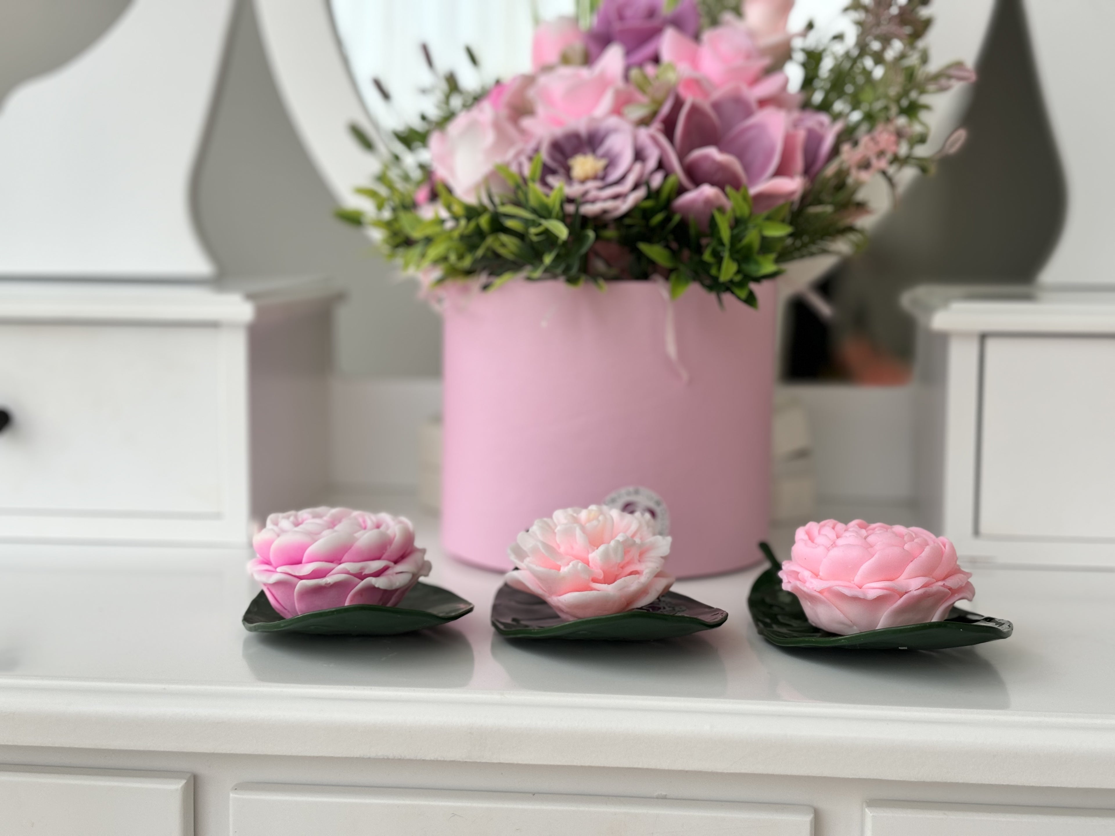 Pfingstrose aus Seife