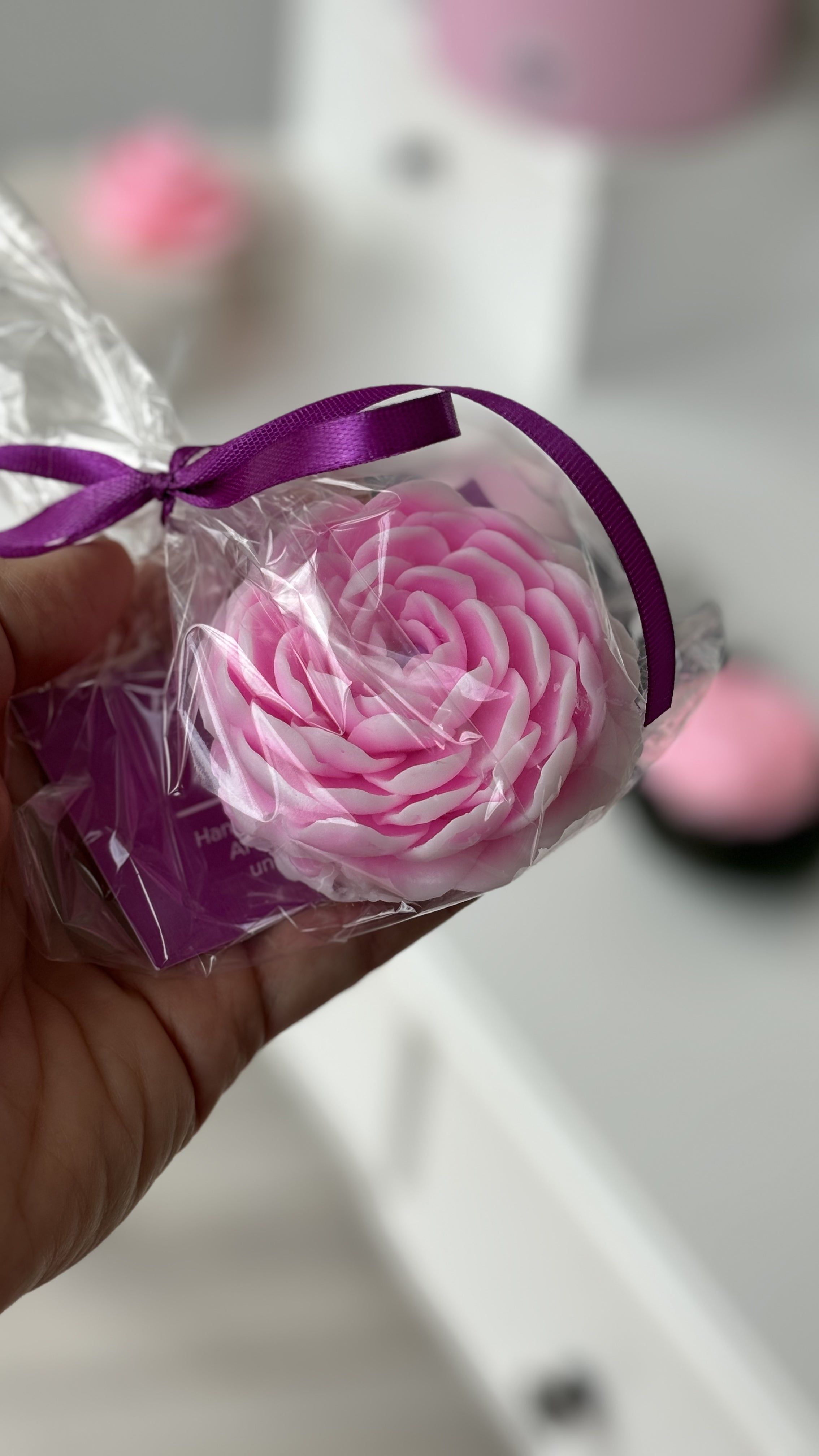 Pfingstrose aus Seife