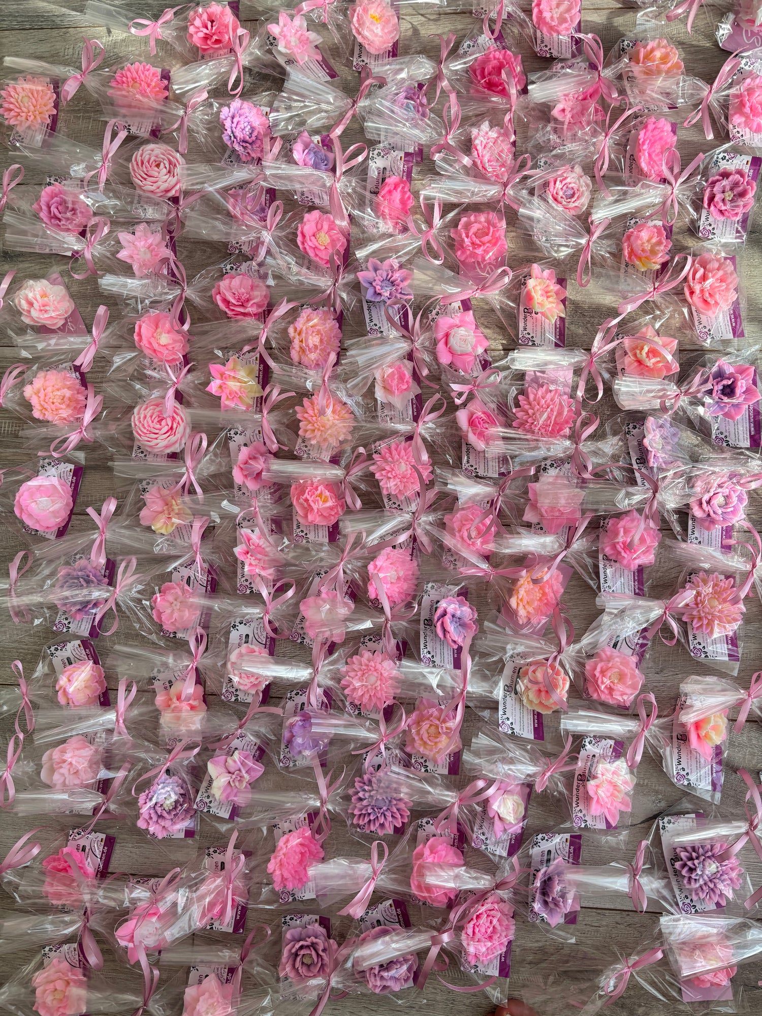 Seifenblume in Markenverpackung mit Ihrem Logo