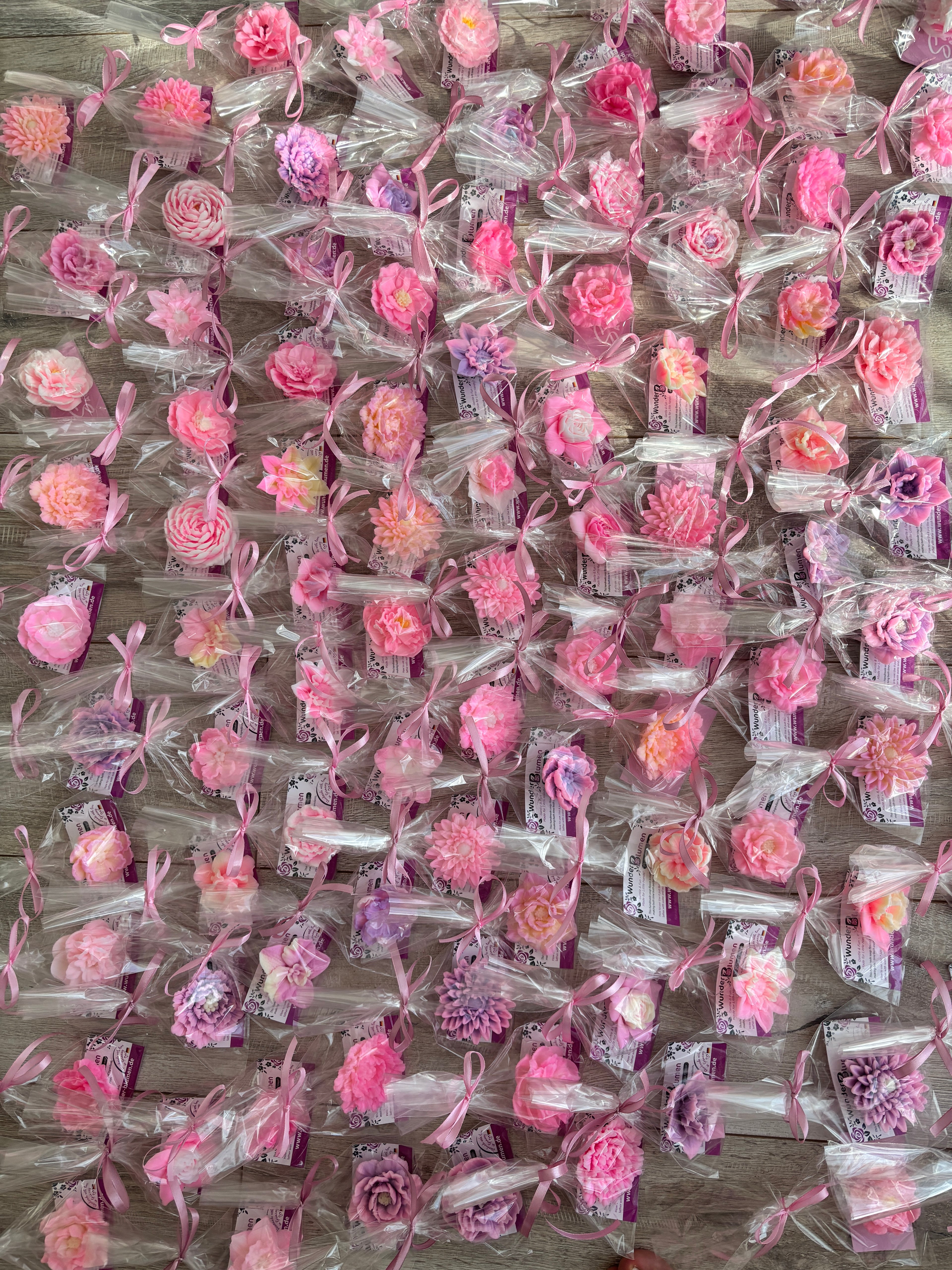 Seifenblume in Markenverpackung mit Ihrem Logo